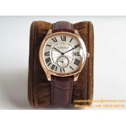 Drive De Cartier WSNM0004 40mm RG/LE White Dial GSF Automatic