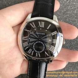 Drive De Cartier WSNM0004 40mm SS/LE Black Dial GSF Automatic