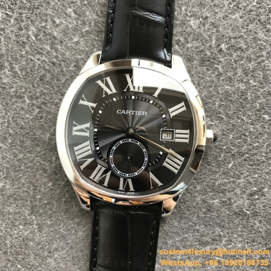 Drive De Cartier WSNM0004 40mm SS/LE Black Dial GSF Automatic