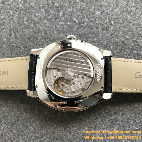 Drive De Cartier WSNM0004 40mm SS/LE Black Dial GSF Automatic