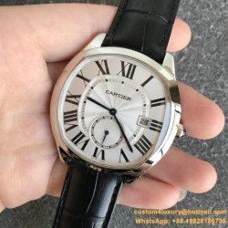 Drive De Cartier WSNM0004 40mm SS/LE White Dial GSF Automatic