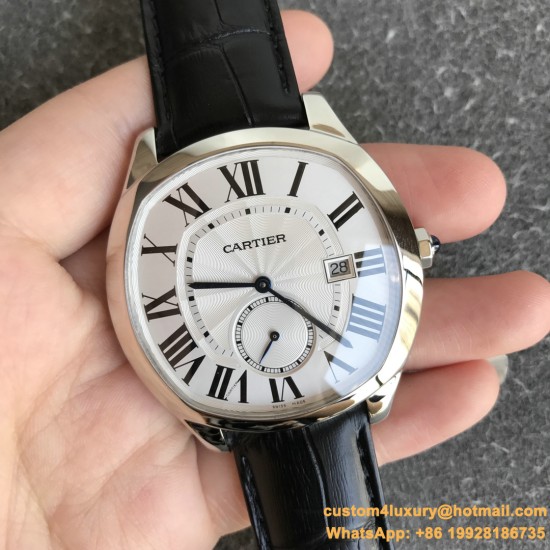 Drive De Cartier WSNM0004 40mm SS/LE White Dial GSF Automatic