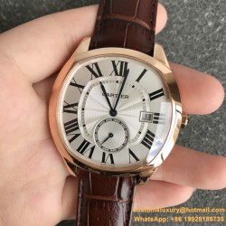 Drive De Cartier WSNM0004 40mm RG/LE White Dial GSF Automatic