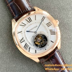 Cartier - Drive De Cartier 41mm Tourbillon RG/LE White Tourbillon