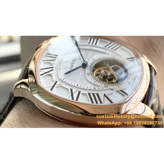 Cartier - Drive De Cartier 41mm Tourbillon RG/LE White Tourbillon
