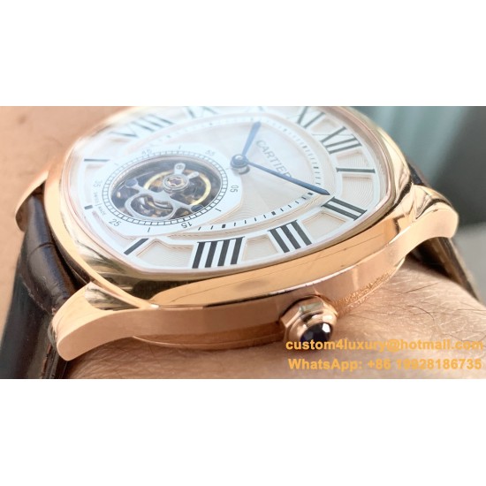 Cartier - Drive De Cartier 41mm Tourbillon RG/LE White Tourbillon