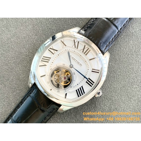 Cartier - Drive De Cartier 41mm Tourbillon SS/LE White Tourbillon