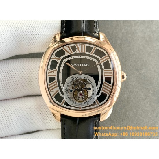 Cartier - Drive De Cartier 41mm Tourbillon RG/LE Black Tourbillon
