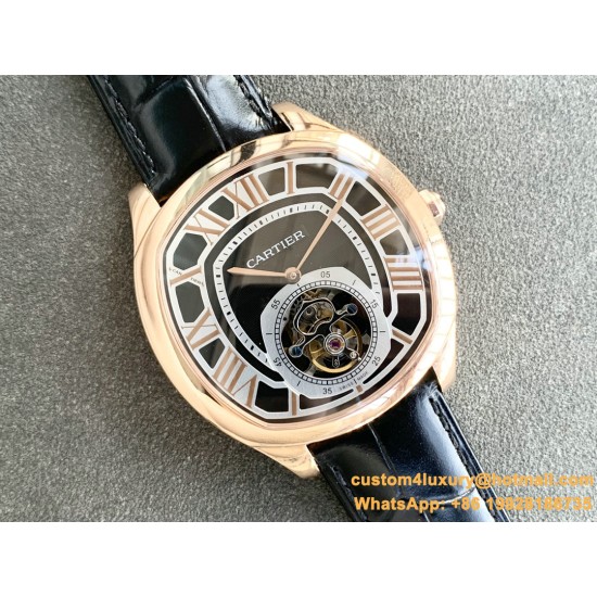 Cartier - Drive De Cartier 41mm Tourbillon RG/LE Black Tourbillon