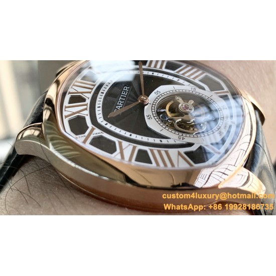 Cartier - Drive De Cartier 41mm Tourbillon RG/LE Black Tourbillon