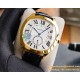 Drive De Cartier 40mm YG/LE White Dial TWF Automatic