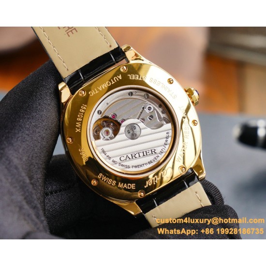 Drive De Cartier 40mm YG/LE White Dial TWF Automatic