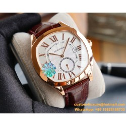 Drive De Cartier 40mm RG/LE White Dial TWF Automatic