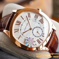 Drive De Cartier 40mm RG/LE White Dial TWF Automatic
