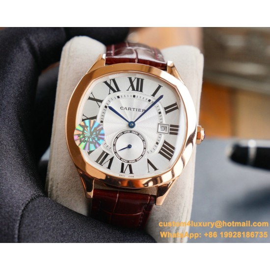 Drive De Cartier 40mm RG/LE White Dial TWF Automatic