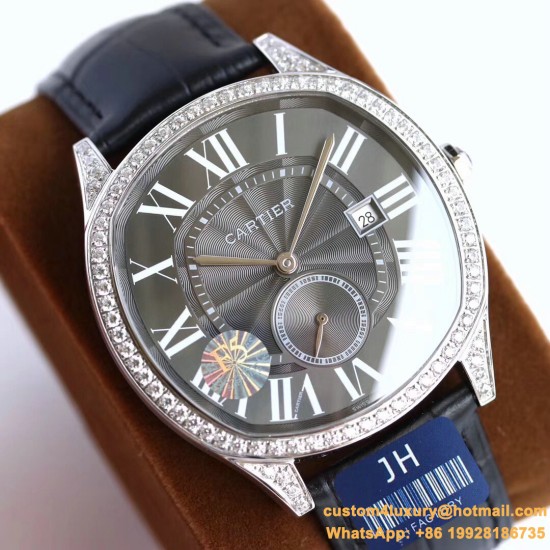 Drive De Cartier 41mm SS/LE Blue Dial F5F Automatic