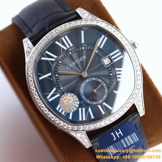 Drive De Cartier 41mm SS/LE Blue Dial F5F Automatic