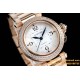 Cartier - Pasha Ladies 35mm RG/RG White/Num Diam BVF Automatic