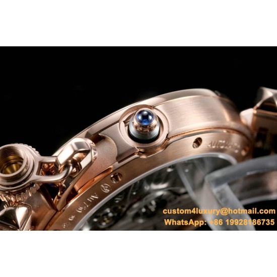 Cartier - Pasha Ladies 35mm RG/RG White/Num Diam BVF Automatic