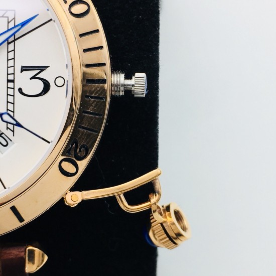 Cartier - Pasha Man 41mm RG/LE White/Num GBF 9015