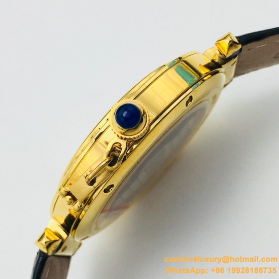 Cartier - Pasha Man 41mm YG/LE White/Num GBF 9015