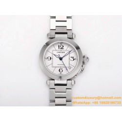 Cartier - Pasha Ladies 35mm SS/SS White/Num V9F A2892