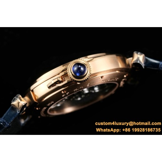 Cartier - Pasha Men(41mm)/Ladies(35mm) RG/LE White/Num KDY Original 9015 Movement