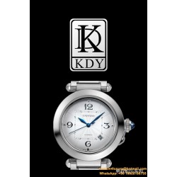 Cartier - Pasha Men 41mm SS/LE White/Num KDY Original 9015 Movement