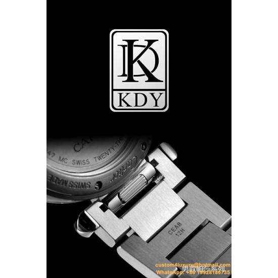 Cartier - Pasha Men 41mm SS/LE White/Num KDY Original 9015 Movement