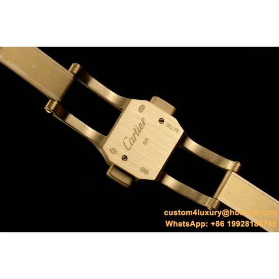 Cartier - Pasha Ladies 35mm Diam YG/YG White/Num KDY Original 9015 Movement