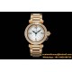 Cartier - Pasha Ladies 35mm Diam RG/RG White/Num KDY Original 9015 Movement