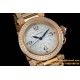 Cartier - Pasha Ladies 35mm Diam RG/RG White/Num KDY Original 9015 Movement