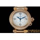 Cartier - Pasha Ladies 35mm Diam RG/RG White/Num KDY Original 9015 Movement