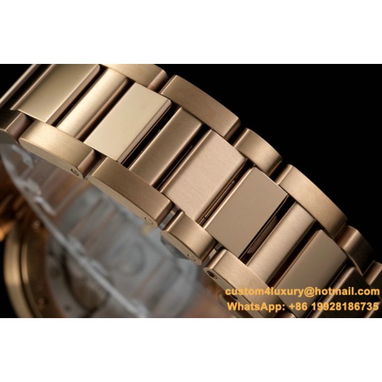 Cartier - Pasha Ladies 35mm Diam RG/RG White/Num KDY Original 9015 Movement