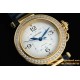Cartier - Pasha Ladies 35mm Diam YG/LE White/Num KDY Original 9015 Movement