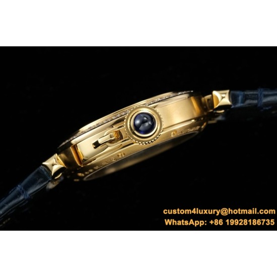 Cartier - Pasha Ladies 35mm Diam YG/LE White/Num KDY Original 9015 Movement