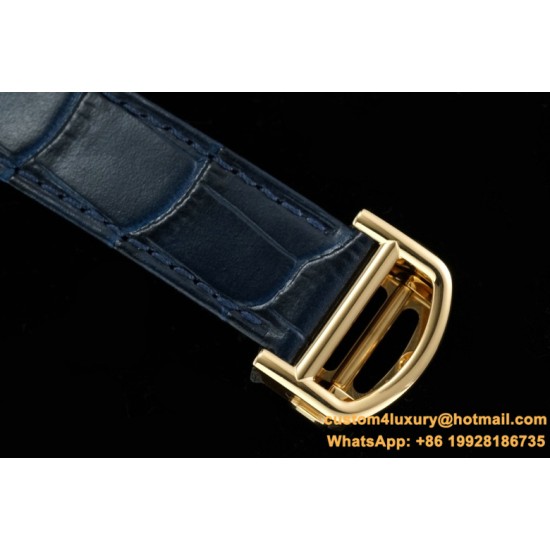 Cartier - Pasha Ladies 35mm Diam YG/LE White/Num KDY Original 9015 Movement