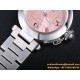 Cartier - Pasha Ladies W31074M7 35mm SS/SS Pink/Num TWCF A2892