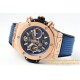 Big Bang Unico 42mm RG/RU Skeleton Blue Dial BBF HUB1280