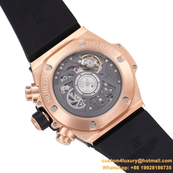 Big Bang Unico 42mm RG/RU Black Ceramic Bezel BBF HUB1280