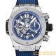 Big Bang Unico 42mm TI/RU Skeleton Blue Dial BBF HUB1280