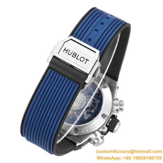 Big Bang Unico 42mm TI/RU Skeleton Blue Dial BBF HUB1280