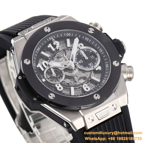 Big Bang Unico 42mm Ceramic TI/RU Skeleton dial BBF HUB1280