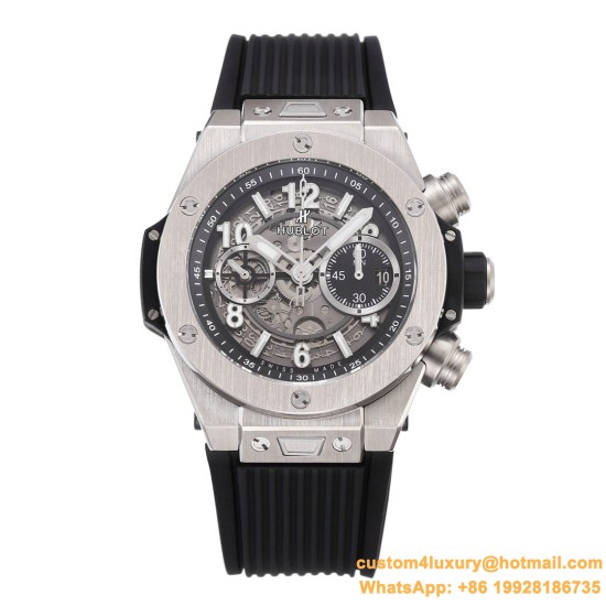 Big Bang Unico 42mm TI/RU Skeleton Black Dial BBF HUB1280