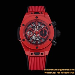 Big Bang Unico Red Magic Ceramic 42mm Seketon/Num BBF HUB1280