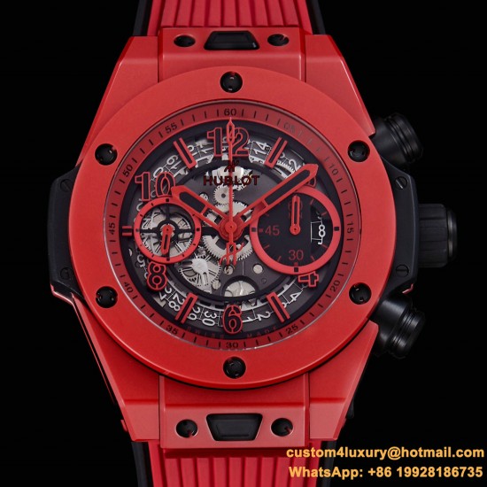 Big Bang Unico Red Magic Ceramic 42mm Seketon/Num BBF HUB1280