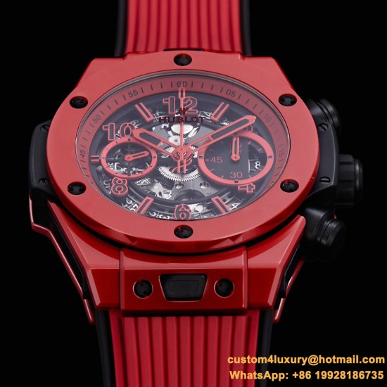 Big Bang Unico Red Magic Ceramic 42mm Seketon/Num BBF HUB1280