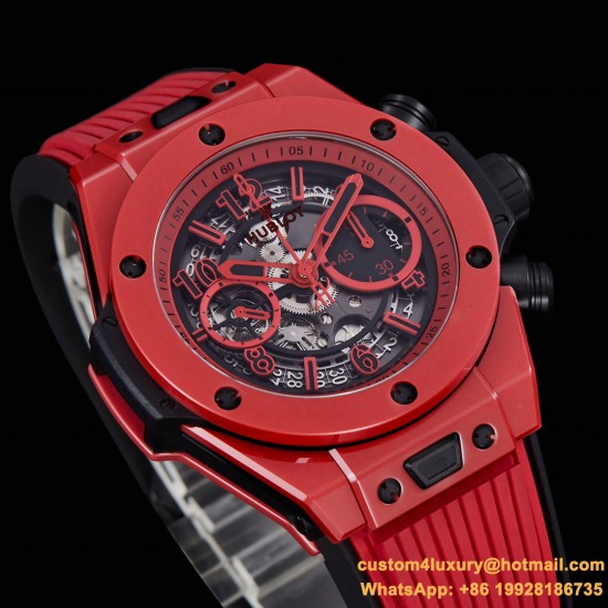 Big Bang Unico Red Magic Ceramic 42mm Seketon/Num BBF HUB1280