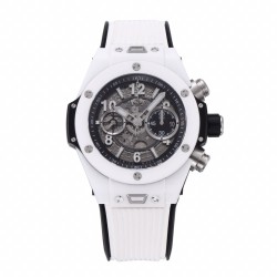 Big Bang Unico 42mm White Ceramic/RU Skeleton Dial BBF HUB1280