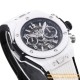 Big Bang Unico 42mm White Ceramic/RU Skeleton Dial BBF HUB1280